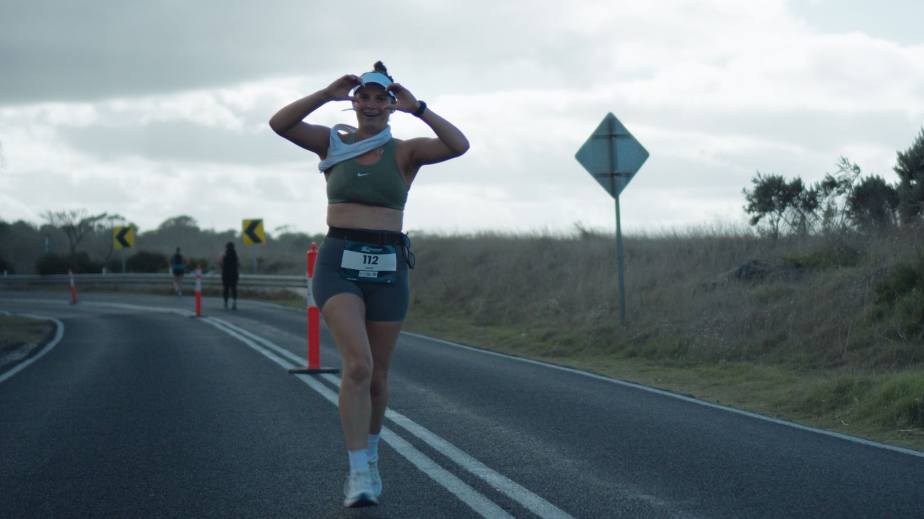 Runner on the Bunurong Coastal Drive